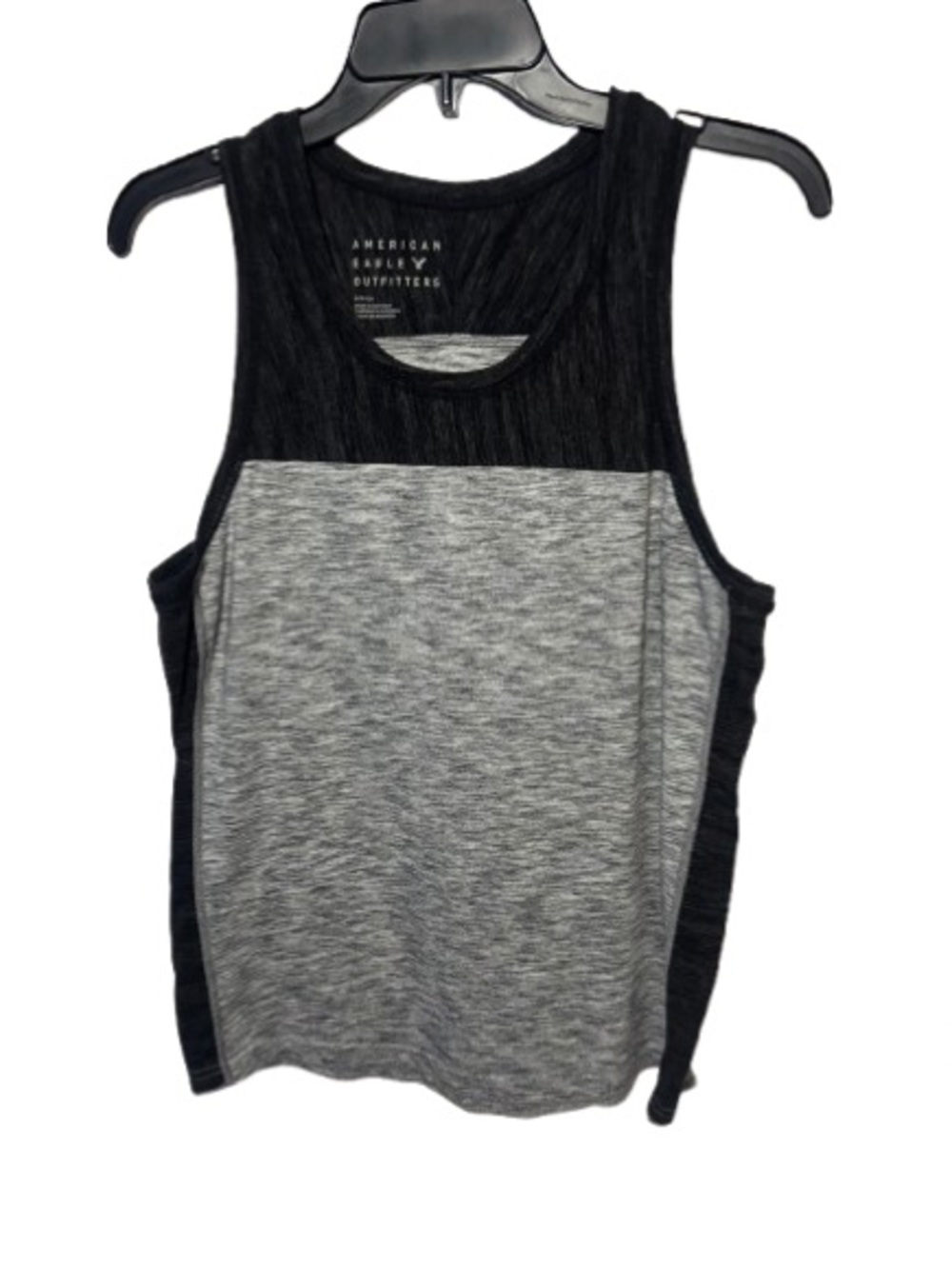 American Eagle Outfitters Women's Black & Gray Colorblock Tank Small